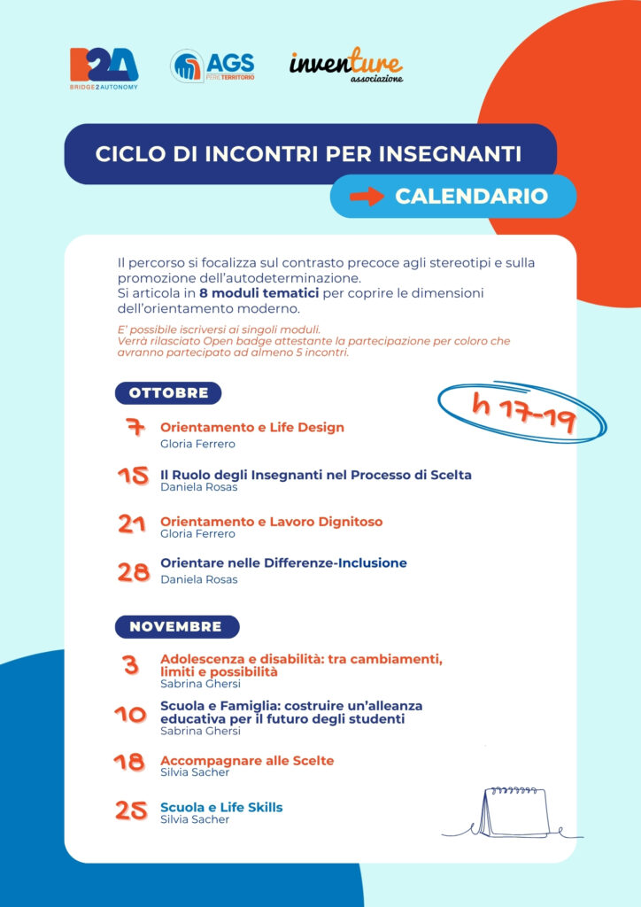elenco delle date degli incontri